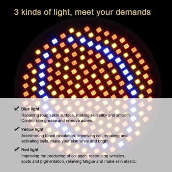 Lampa grzewcza Skin Beauty, światło LED do odmładzania skóry 16W [13070000345]